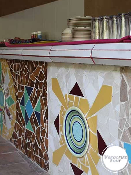 Barra De Alimentos En EL Hostal Río Pescados Jalcomulco Veracruz